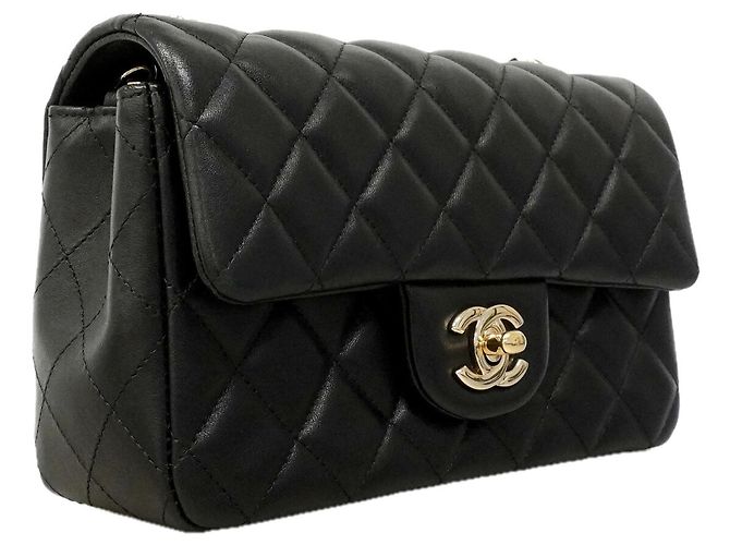 Borsa a spalla Mini Matelassé con catena Chanel Nero - view 2
