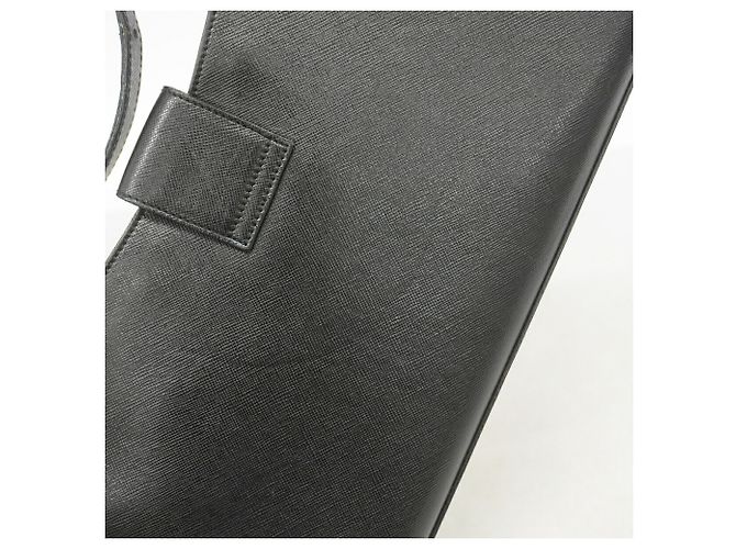 Borsa a tracolla in pelle Gancini Salvatore Ferragamo Nero - vista 10