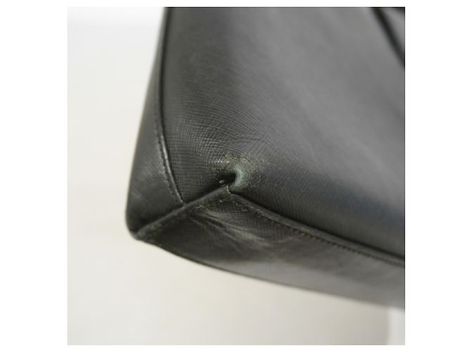 Borsa a tracolla in pelle Gancini Salvatore Ferragamo Nero - vista 8