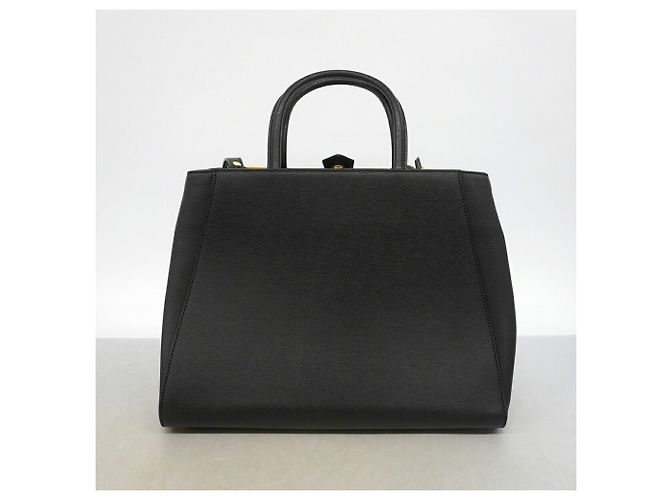 Borsa in pelle Fendi Toujours Nero - vista 10
