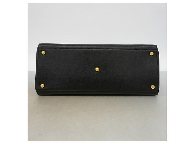 Borsa in pelle Fendi Toujours Nero - vista 3