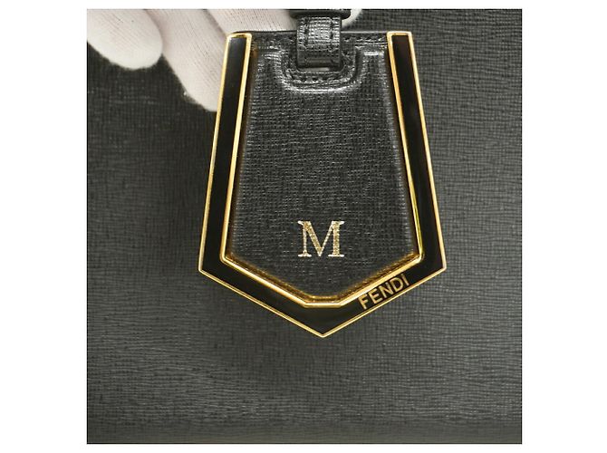 Borsa in pelle Fendi Toujours Nero - vista 6