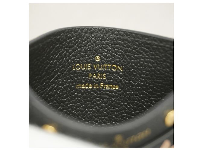 Louis Vuitton Monogram Empreinte Bicolor Card Case Nero Beige - vista 5