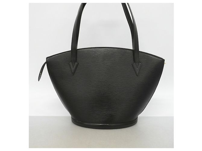Borsa a tracolla Louis Vuitton Epi Saint Jacques Nero - vista 12