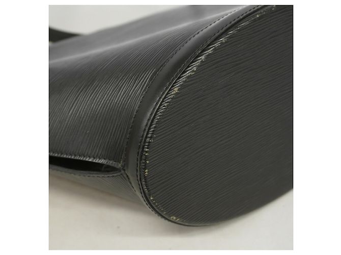 Borsa a tracolla Louis Vuitton Epi Saint Jacques Nero - vista 7