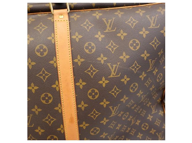Borsa Louis Vuitton Boston Monogram Sirius 70 Marrone - vista 10
