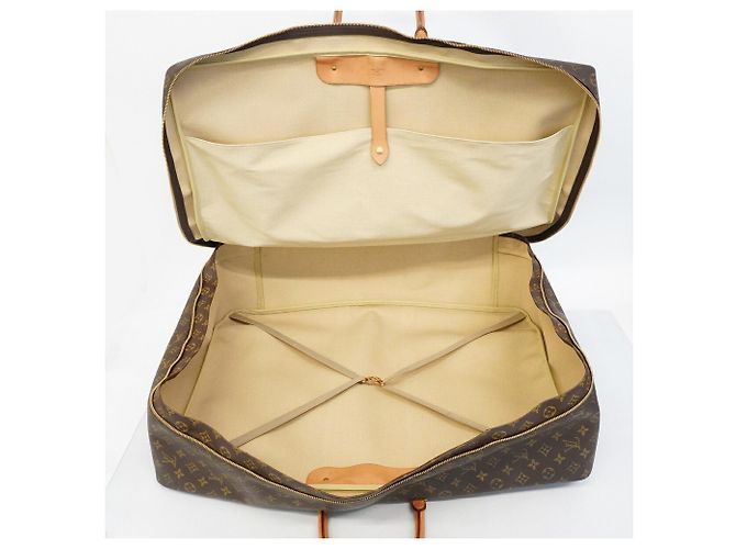 Borsa Louis Vuitton Boston Monogram Sirius 70 Marrone - vista 4
