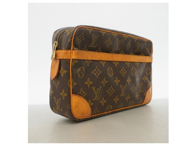 Borsa a Clutch Louis Vuitton Monogram Compiegne 28 Marrone - vista 2
