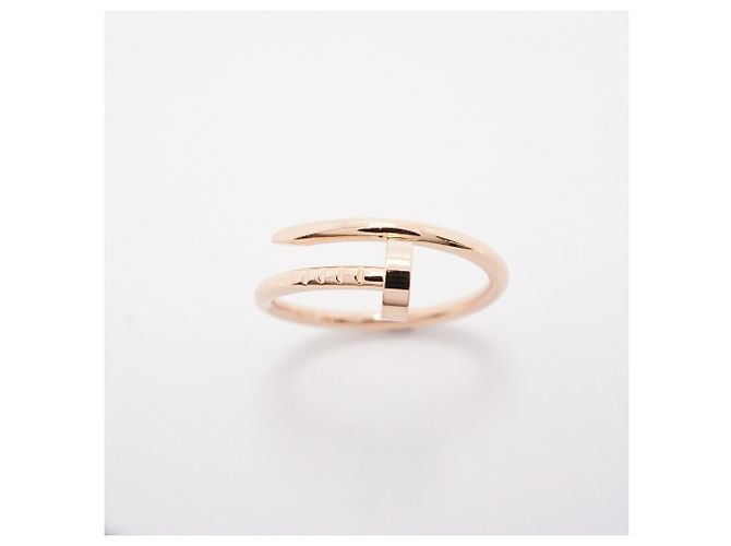 Anello Cartier Juste un Clou in oro rosa 18K - vista 2