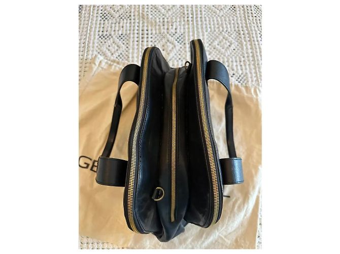 Gerard Darel Borsa tote in pelle nera Gérard Darel Nero - vista 3