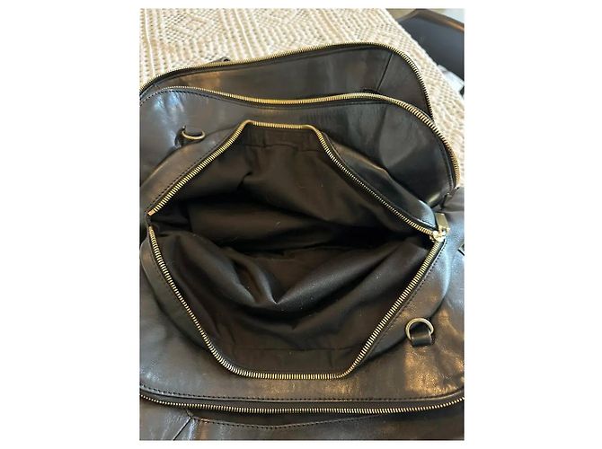 Gerard Darel Borsa tote in pelle nera Gérard Darel Nero - vista 5
