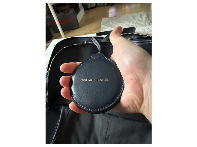 Gerard Darel Borsa tote in pelle nera Gérard Darel Nero - vista 8