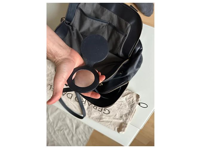 Gerard Darel Borsa tote in pelle nera Gérard Darel Nero - vista 9