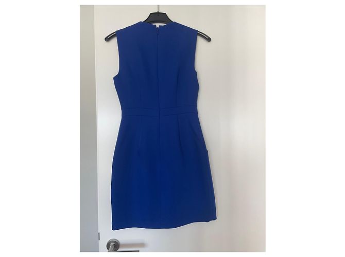 Bcbg Max Azria Vestido corto BCBGMAXAZRIA azul sin mangas - vista 2