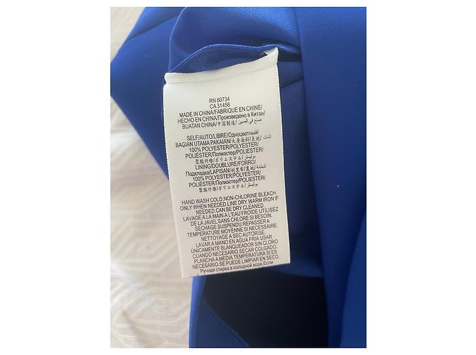 Bcbg Max Azria Vestido corto BCBGMAXAZRIA azul sin mangas - vista 5