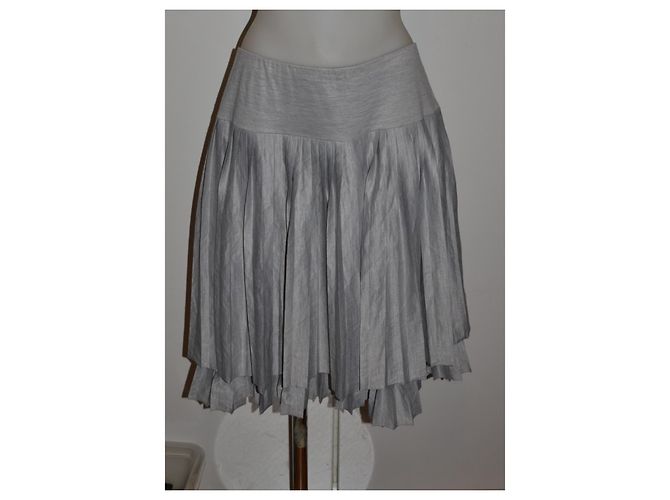 Falda plisada Pinko gris - vista 2