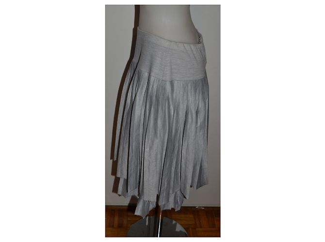 Falda plisada Pinko gris - vista 3