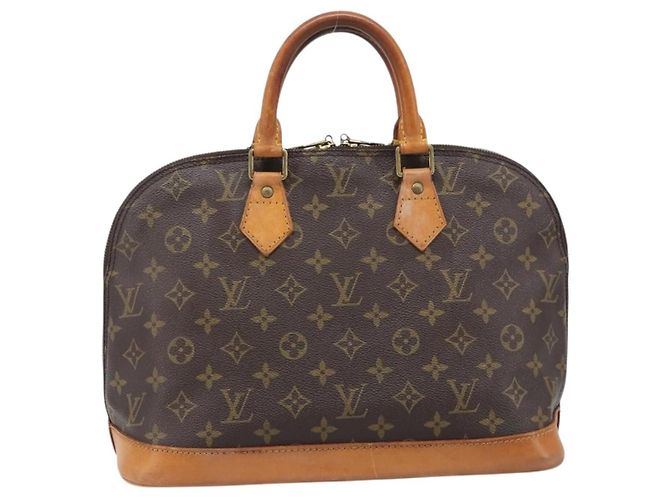 Louis Vuitton Alma Monogram Canvas MM Marrone - vista 2