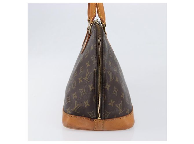 Louis Vuitton Alma Monogram Canvas MM Marrone - vista 3