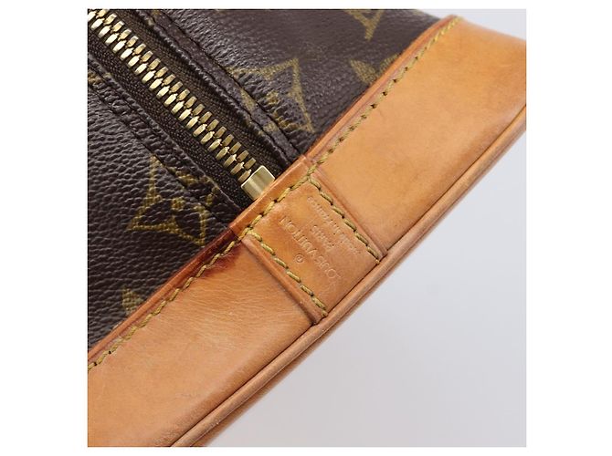 Louis Vuitton Alma Monogram Canvas MM Marrone - vista 6