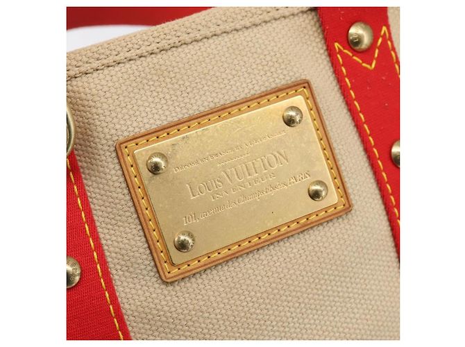 Louis Vuitton Antigua Canvas PM Beige - vista 6