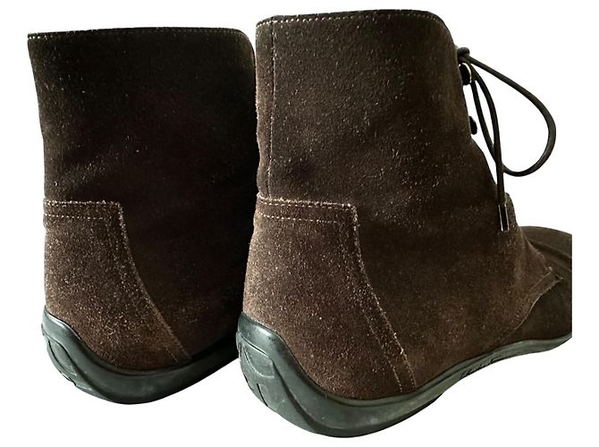 Salvatore Ferragamo vintage ankle boots Marrone - vista 10