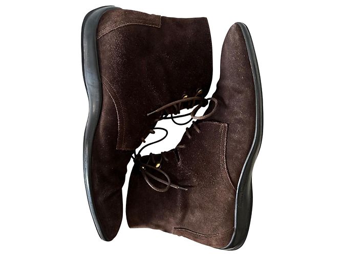 Salvatore Ferragamo vintage ankle boots Marrone - vista 11