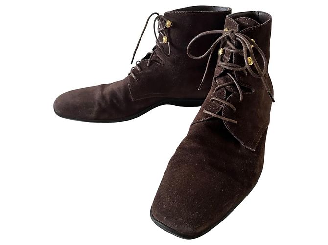 Salvatore Ferragamo vintage ankle boots Marrone - vista 8
