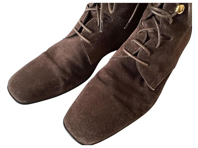 Salvatore Ferragamo vintage ankle boots Marrone - vista 9