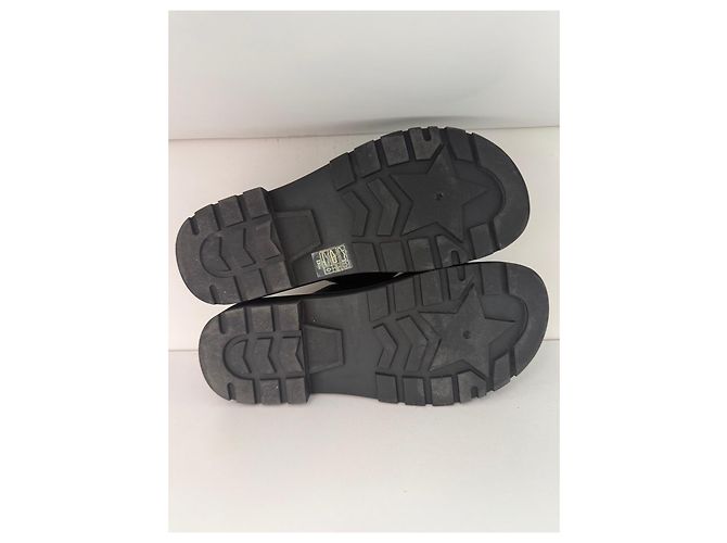 Ciabatte platform in legno e pelle nera Christian Dior Nero - vista 6