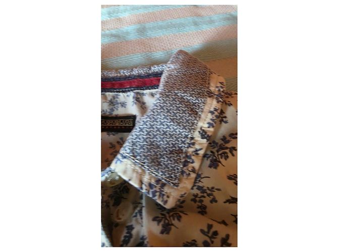 Camisa floral Napapijri para mujer Blanco Azul - vista 11