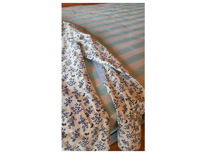Camisa floral Napapijri para mujer Blanco Azul - vista 4