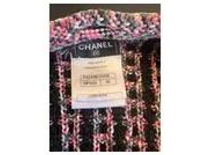 Chanel Tweed-Jacke Lila - Ansicht 10