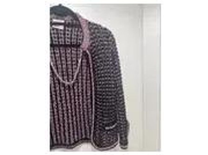 Chanel Tweed-Jacke Lila - Ansicht 7