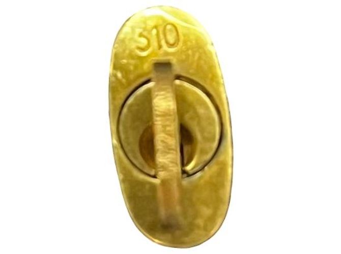 Louis Vuitton Vorhängeschloss und Schlüssel Logo Metal medium Golden - Ansicht 3