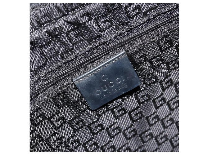 Gucci Zip Hobo Leather Nero - vista 6
