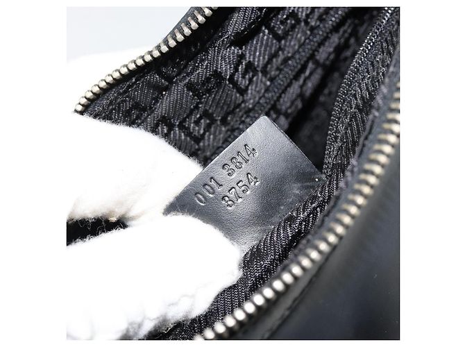 Gucci Zip Hobo Leather Nero - vista 7