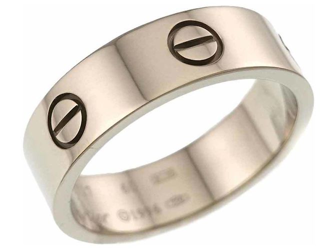 Bague Cartier Love en or blanc 18K - vue 3