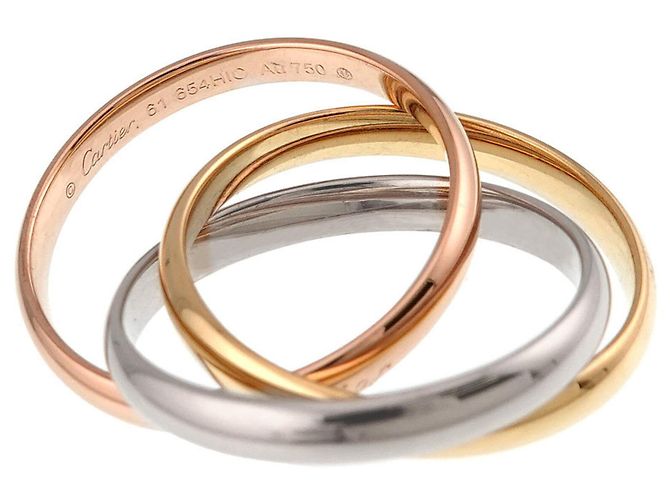 Bague Cartier Trinity en or 18K - vue 2