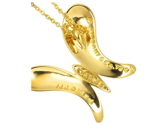 Collana a Farfalla con Diamanti Tiffany & Co. - vista 3