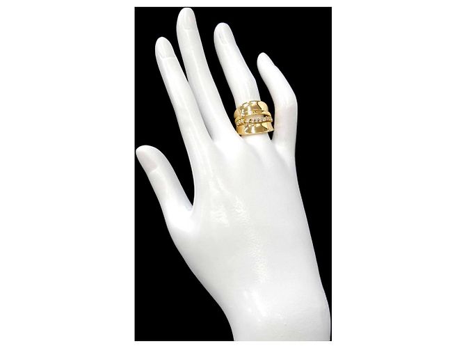 Diamond Céline Anello Celine 1 in oro giallo 18K con diamante - vista 6