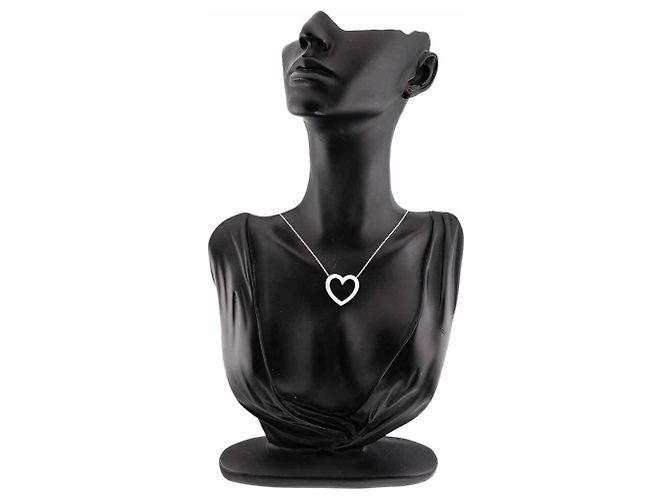 Collana Tiffany & Co. Metro Heart con diamanti pavé - vista 6