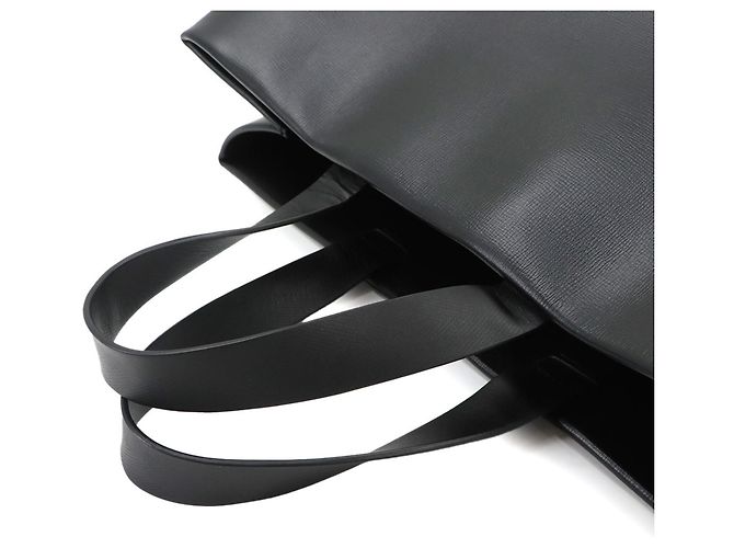 Louis Vuitton Shopper Tote MM in Black Leather - view 4