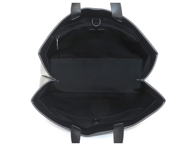 Louis Vuitton Shopper Tote MM in Black Leather - view 5
