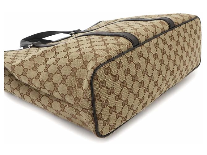 Borsa a mano e a tracolla 2-Way Gucci GG Canvas Marrone Beige - vista 4