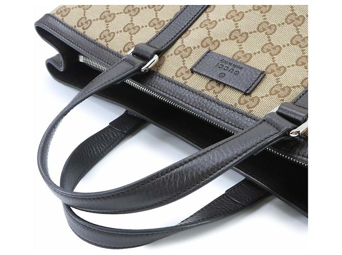 Borsa a mano e a tracolla 2-Way Gucci GG Canvas Marrone Beige - vista 5
