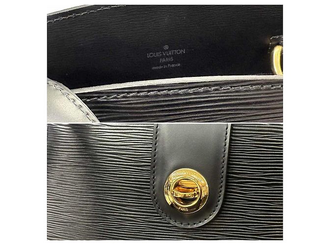 Borsa a tracolla Louis Vuitton Epi Cluny Nero - vista 7