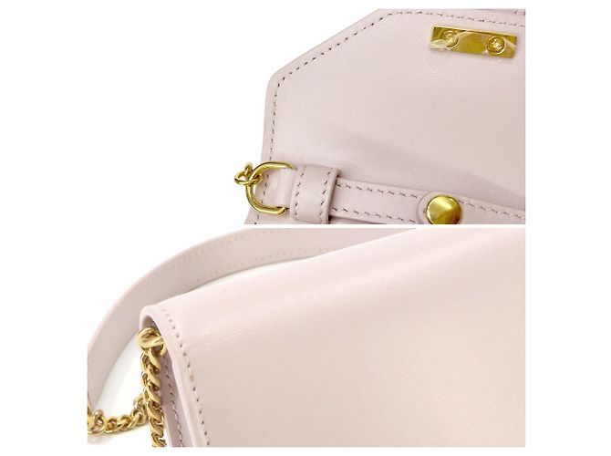Céline Borsa a tracolla con catena Celine Triomphe Rosa - vista 7