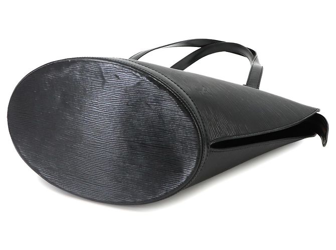 Borsa Tote Louis Vuitton Epi Saint Jacques Nero - vista 3