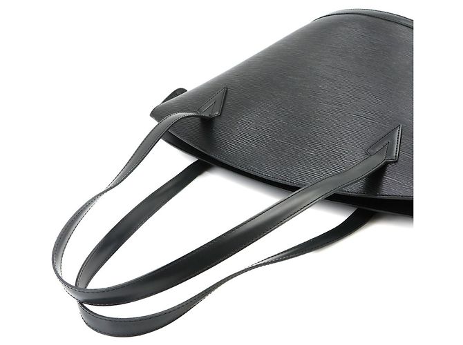 Borsa Tote Louis Vuitton Epi Saint Jacques Nero - vista 4